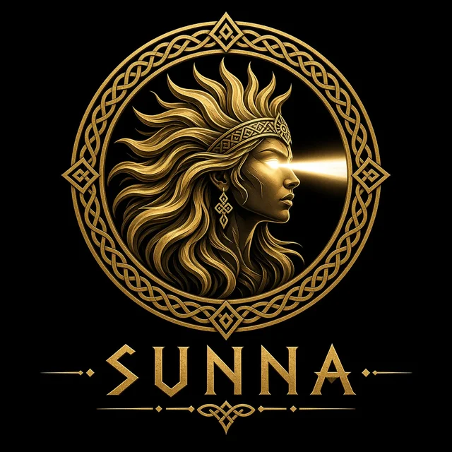 Sunna emblem, the Amp Forge LED headlight line